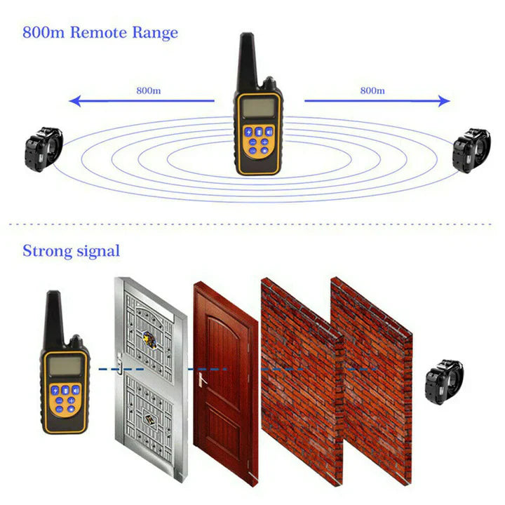TrainPaws Honden Trainingshalsband – Draadloos met Trillings- & Geluidsfunctie