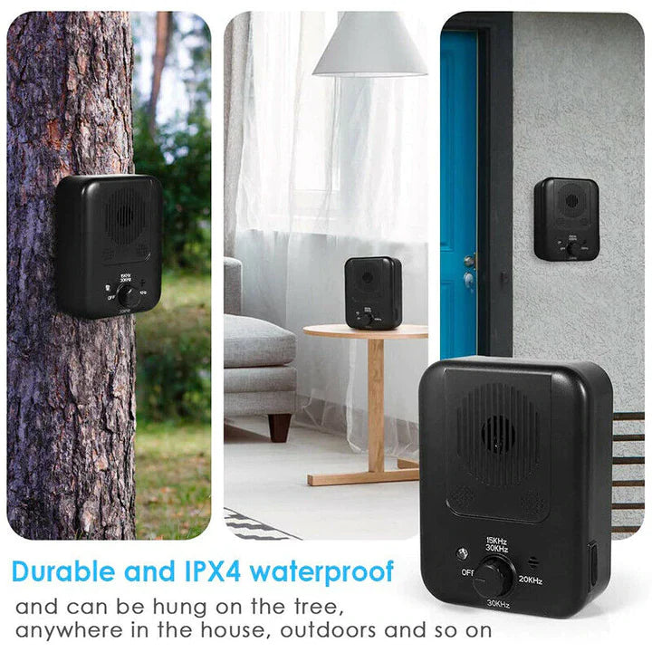 QuietPaws Ultrasone Blaffremmer – Draadloos Anti-Blaf Apparaat voor Honden