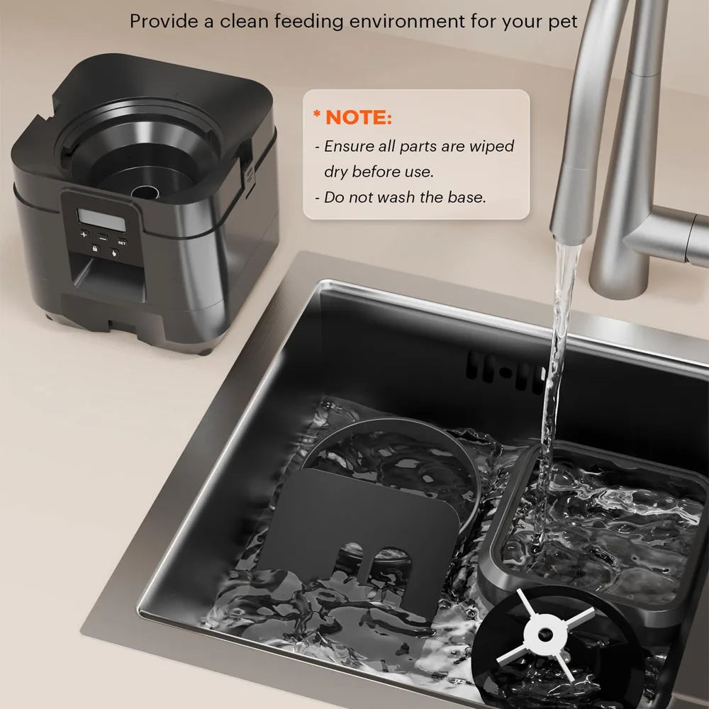 FeedWise Slimme Automatische Voerbak – WiFi Dierenvoeder voor Kat & Hond