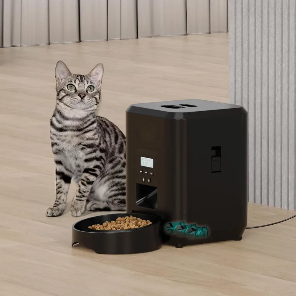 FeedWise Slimme Automatische Voerbak – WiFi Dierenvoeder voor Kat & Hond
