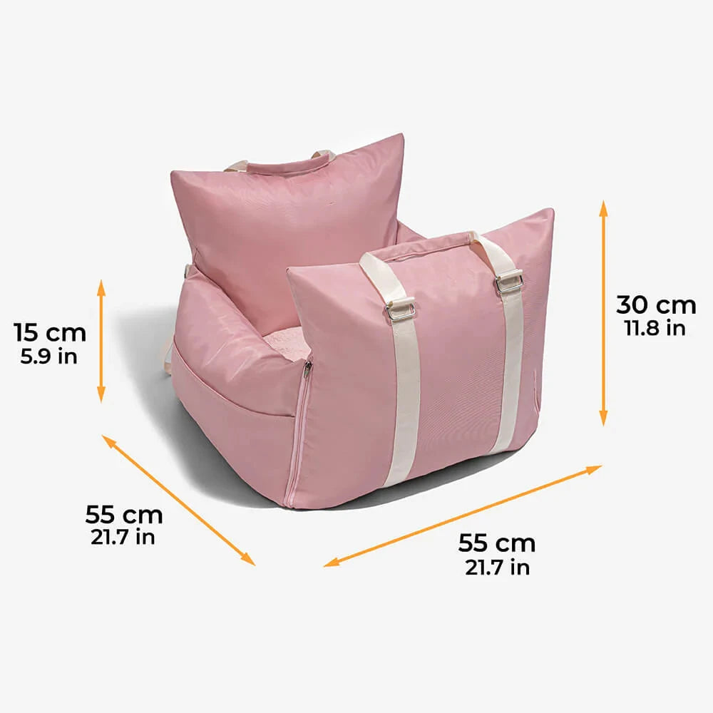 BuddyBoost Luxe Honden Autostoel | Waterdicht met Wasbare Hoes