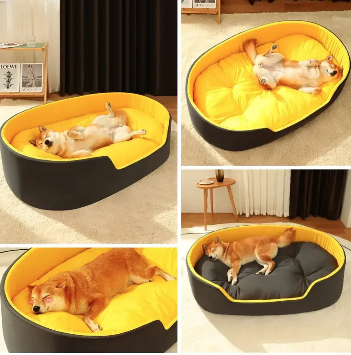 PawLounge™ Comfort Nest - Luxe Hondenmand en Kattennest voor Maximale Ontspanning