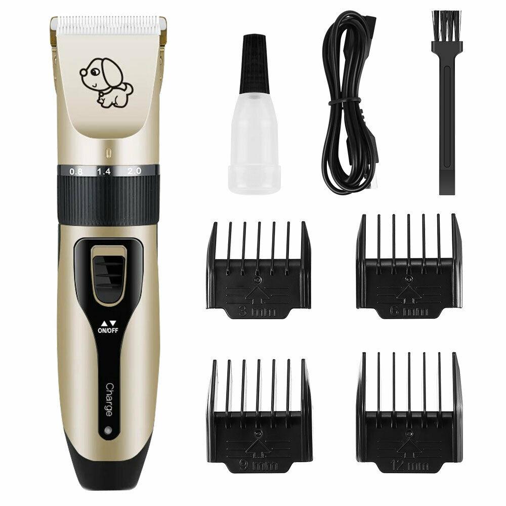GroomEase Draadloze Hondentondeuse – Professionele Stille Trimmer voor Honden & Katten