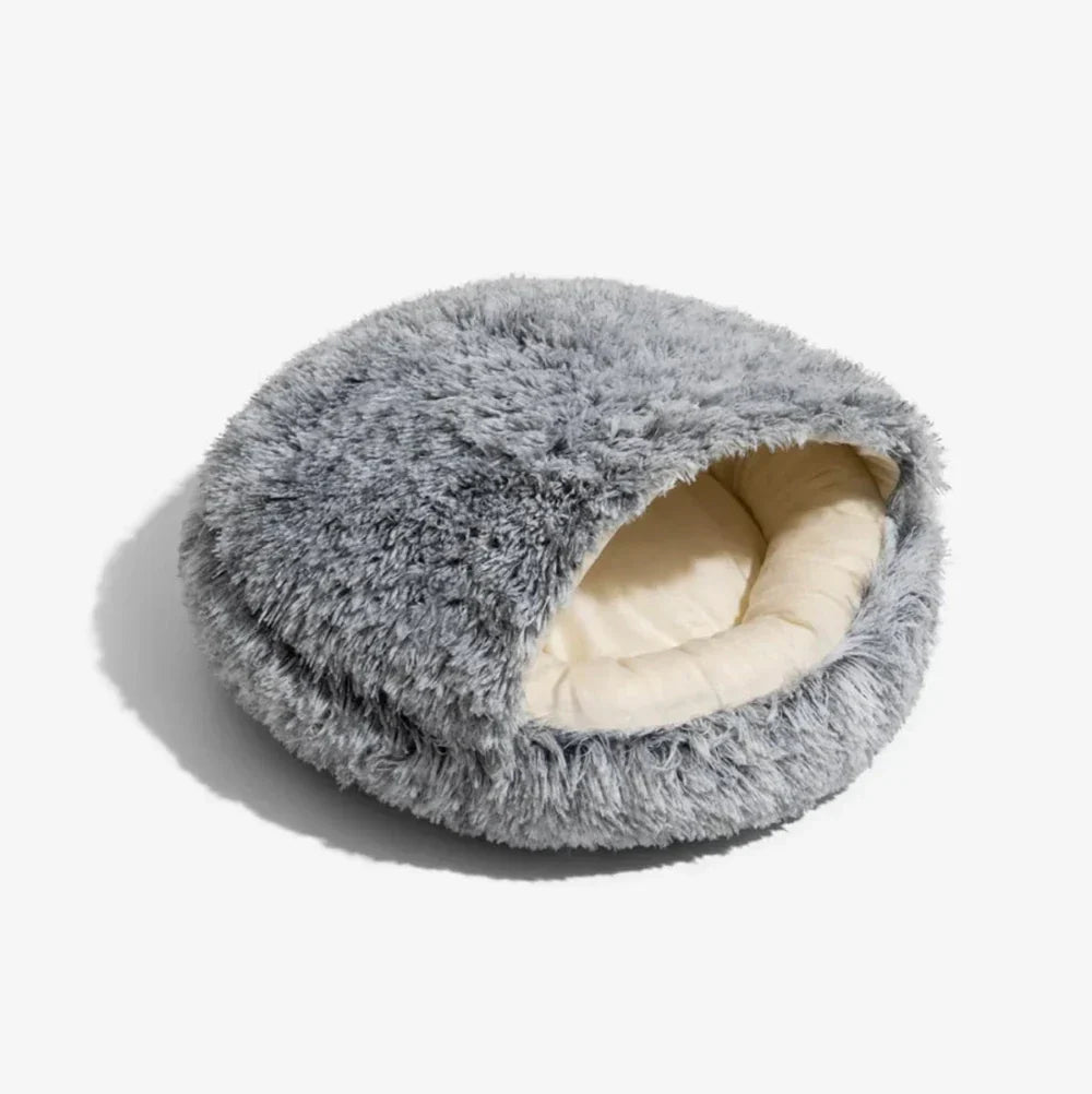 ShellNest Huisdier Bed - Stijlvol, Warm en Duurzaam Hond- en Kattenbed